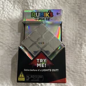 Rubik’s Pulse Cube Light-Up 3x3 Timed Puzzle NEW Sealed Official